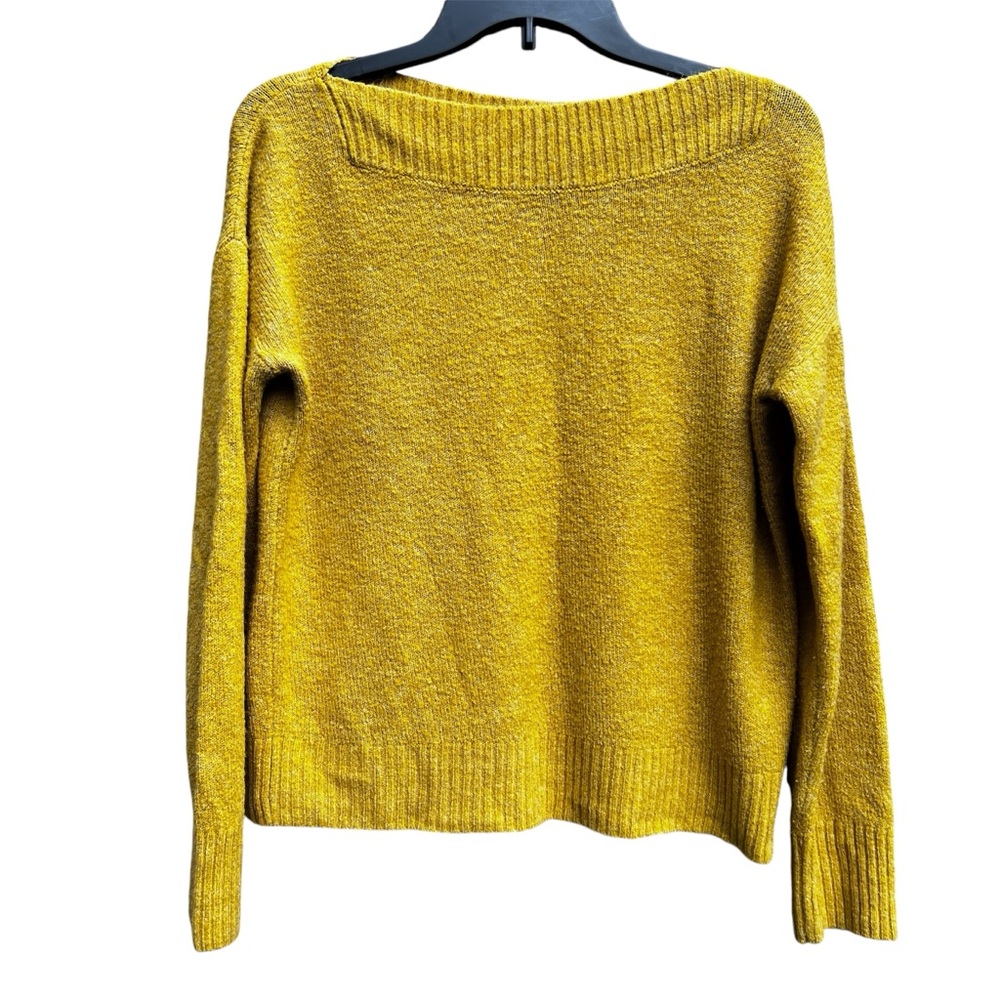 Marled Reunited Clothing Mustard Knit Pullover Sweater